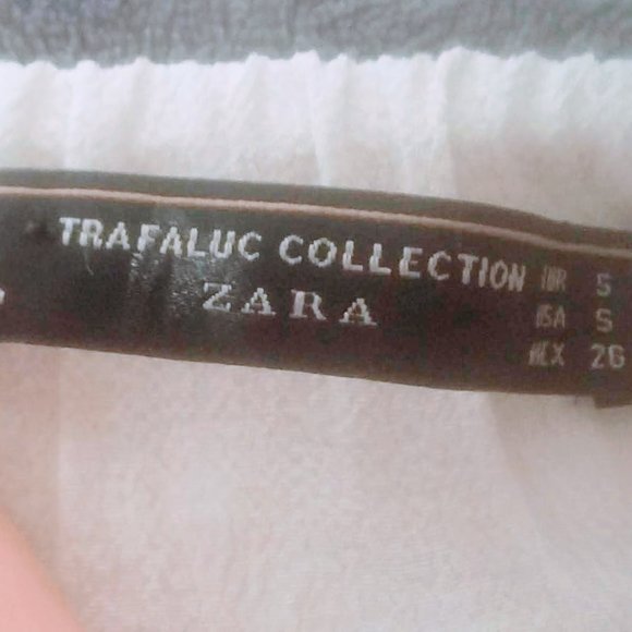 ZARA πΈFLORAL SKIRT-STYLE CULOTTES WIDE LEG PANTS - Picture 4 of 7